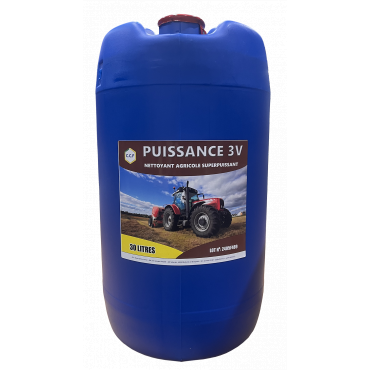 PUISSANCE 3 V - nettoyant agricole surpuissant - 30 L