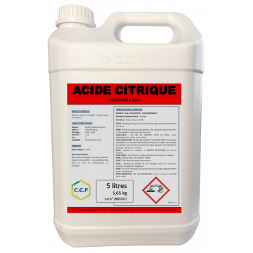 ACIDE CITRIQUE - Solution à 33%