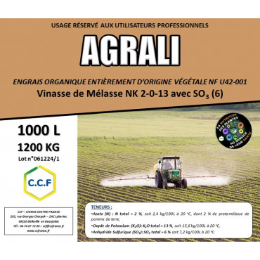 AGRALI - Fertilisant au sol à base de Carbonate de Potassium