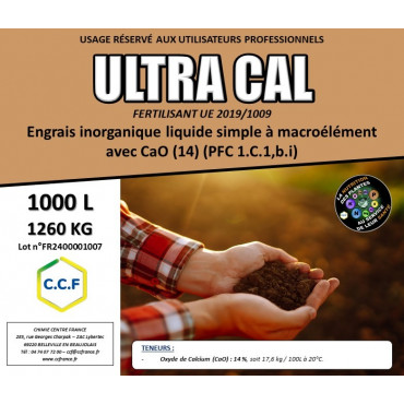 ULTRA CAL - Fertilisant hyper floculant à base de Calcium