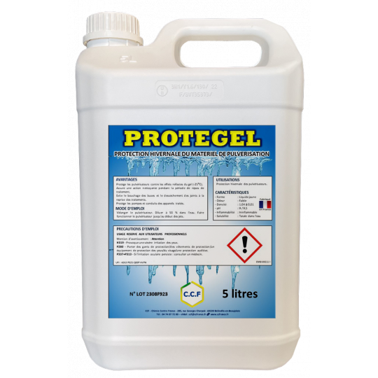 PROTEGEL - protection hivernale du matériel de pulvérisation 5L