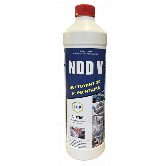 NDD V - Nettoyant 3D alimentaire 1L