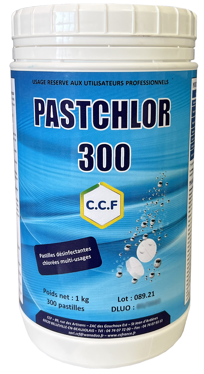 Pastilles chlorées effervescentes - 1,5 gr chlore actif Nectra 500 gr